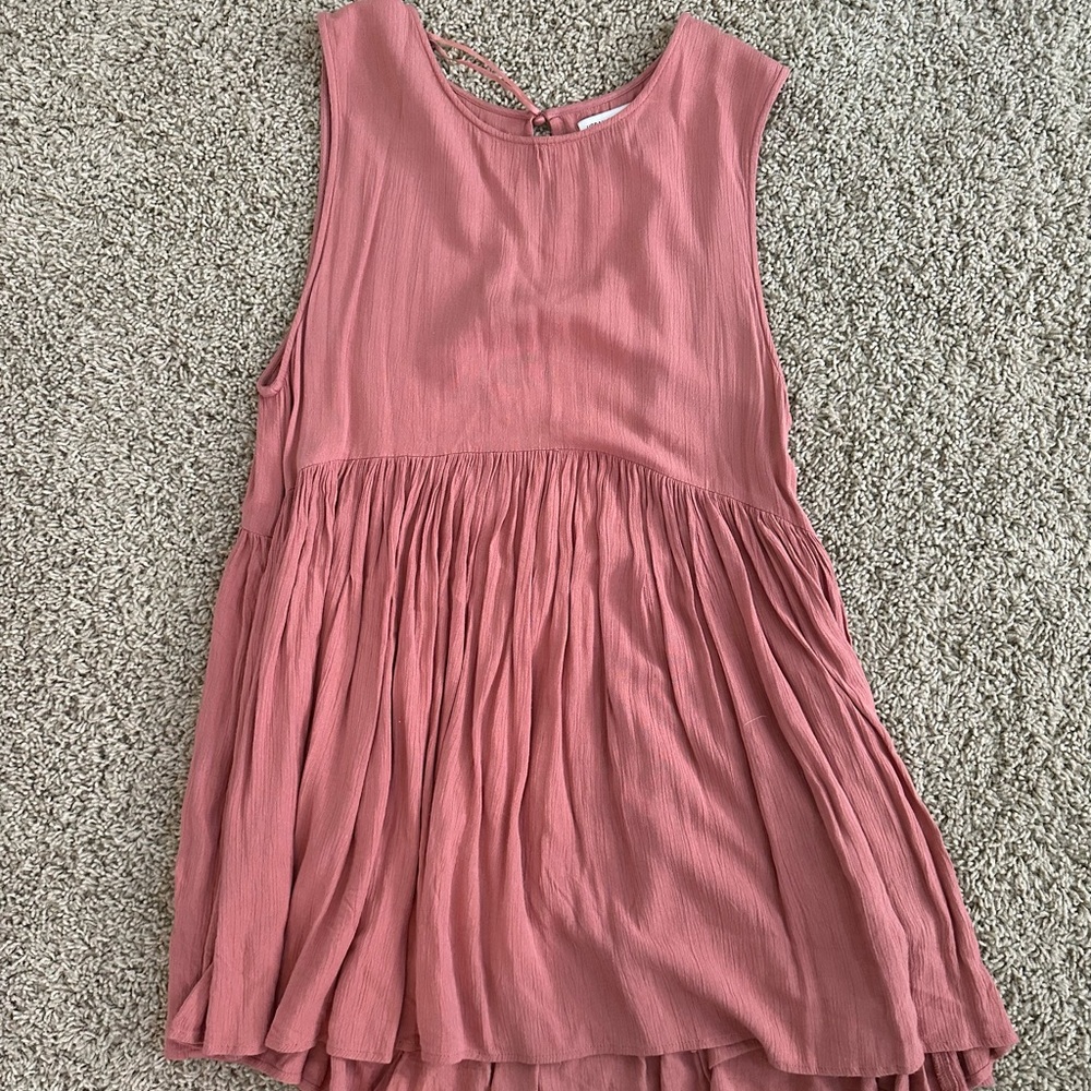 Urban Outfitters Pink Babydoll Dress